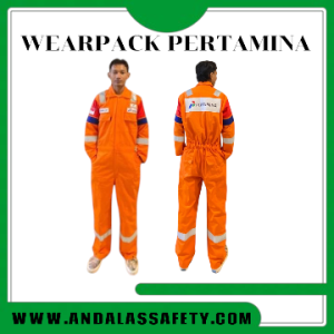 wearpack safety pertamina orange