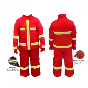 Baju Pemadam Api / Baju Damkar Merah