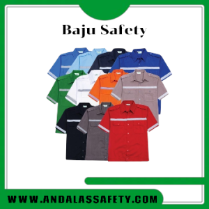 Baju Safety Lengan Pendek
