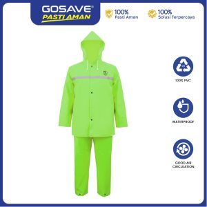 GOSAVE Jas Hujan PVC Jaket Celana