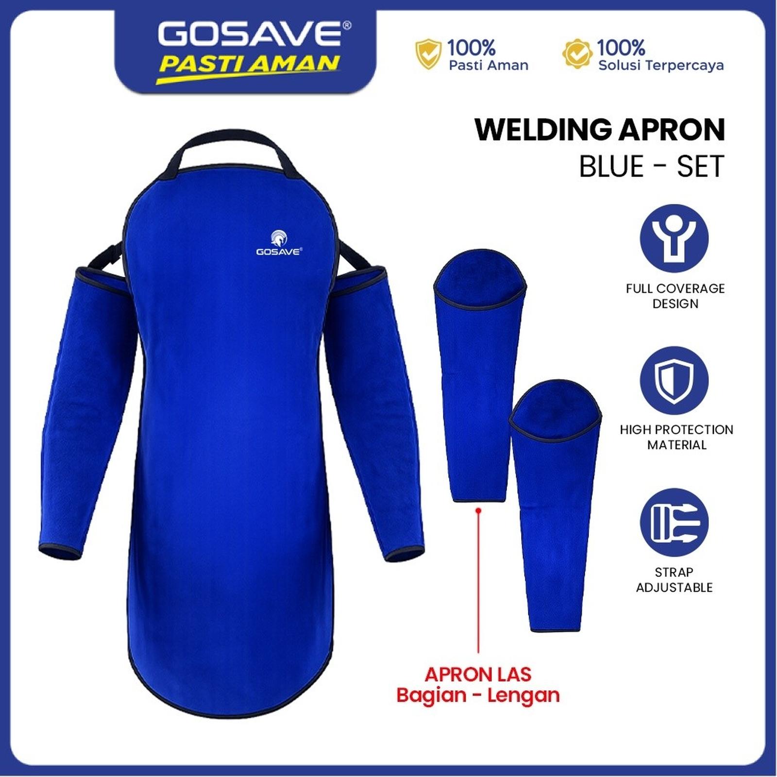 GOSAVE Welding Apron Set Kulit