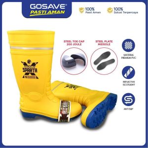 GOSAVE Sepatu Boots Safety X-Sparta