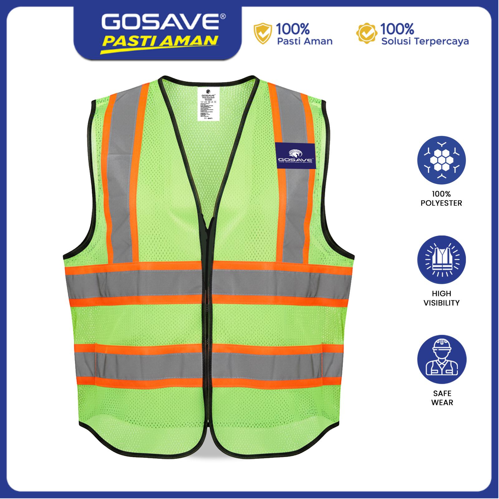 GOSAVE Safety Vest 4Line Combination